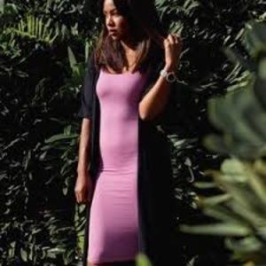 Naked Wardrobe Tank Midi Dress Sz. L